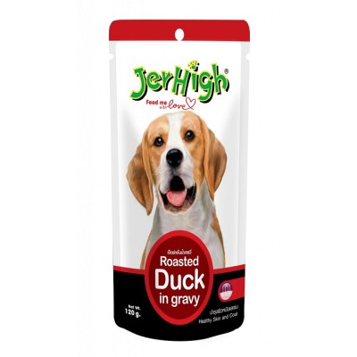 Jerhigh Roasted Duck in Gravy Dog Treats 120G(pack og 12)